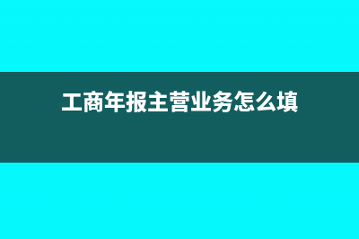 工商年審主營業(yè)務收入和其他主營業(yè)務收入怎么填(工商年報主營業(yè)務怎么填)