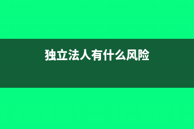 獨立法人企業(yè)關(guān)聯(lián)關(guān)系表怎么填寫?(獨立法人有什么風(fēng)險)