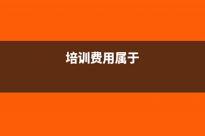 培訓費屬于生活服務嗎(培訓費用屬于)