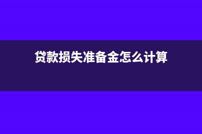 貸款損失準(zhǔn)備金企業(yè)所得稅會(huì)計(jì)處理怎么做(貸款損失準(zhǔn)備金怎么計(jì)算)