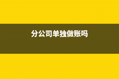 分公司單獨(dú)建賬繳納上個(gè)月的稅費(fèi)怎么辦？(分公司單獨(dú)做賬嗎)