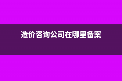 造價(jià)咨詢公司在做帳中涉及到哪些費(fèi)用發(fā)票？(造價(jià)咨詢公司在哪里備案)