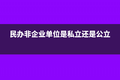 民辦非企業(yè)單位怎樣稅務(wù)申報？(民辦非企業(yè)單位是私立還是公立)