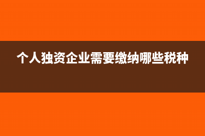 個人獨(dú)資企業(yè)需要每月報(bào)稅嗎(個人獨(dú)資企業(yè)需要繳納哪些稅種)