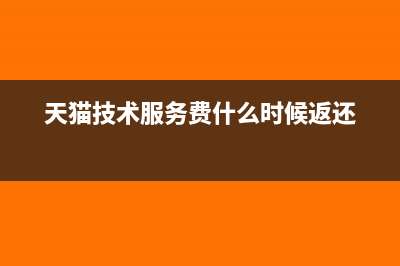 天貓技術服務費和保證金能開發(fā)票嗎(天貓技術服務費什么時候返還)