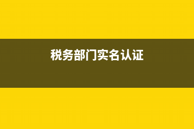 稅務(wù)實(shí)名認(rèn)證財(cái)務(wù)負(fù)責(zé)人是否必須到現(xiàn)場(chǎng)(稅務(wù)部門(mén)實(shí)名認(rèn)證)