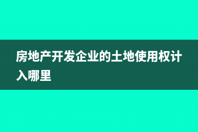 房地產(chǎn)開(kāi)發(fā)企業(yè)出租開(kāi)發(fā)產(chǎn)品應(yīng)繳納房產(chǎn)稅?(房地產(chǎn)開(kāi)發(fā)企業(yè)的土地使用權(quán)計(jì)入哪里)