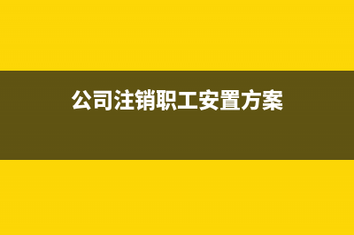 公司注銷時職工補償金怎么入賬?(公司注銷職工安置方案)