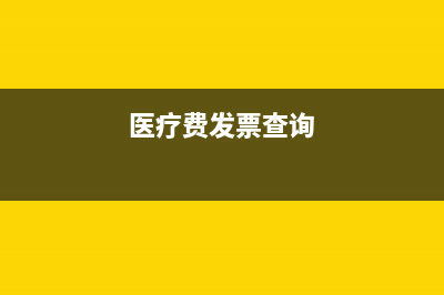 醫(yī)療發(fā)票查詢系統(tǒng)？ (醫(yī)療費發(fā)票查詢)