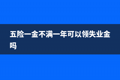 五險一金不滿一個月扣款標準？ (五險一金不滿一年可以領(lǐng)失業(yè)金嗎)