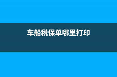 車船稅保單哪里看？ (車船稅保單哪里打印)