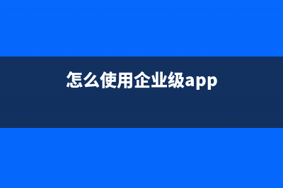 如何使用企業(yè)版網(wǎng)上銀行付款呢？ (怎么使用企業(yè)級(jí)app)