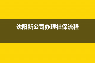 沈陽(yáng)新公司辦理稅務(wù)(沈陽(yáng)辦理稅務(wù)登記流程) (沈陽(yáng)新公司辦理社保流程)