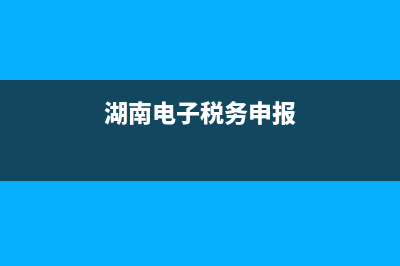 湖南電子稅務申報繳費(湖南電子稅務局的納稅申報表如何查詢) (湖南電子稅務申報)