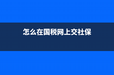 怎么在國稅網(wǎng)上打印納稅證明？ (怎么在國稅網(wǎng)上交社保)